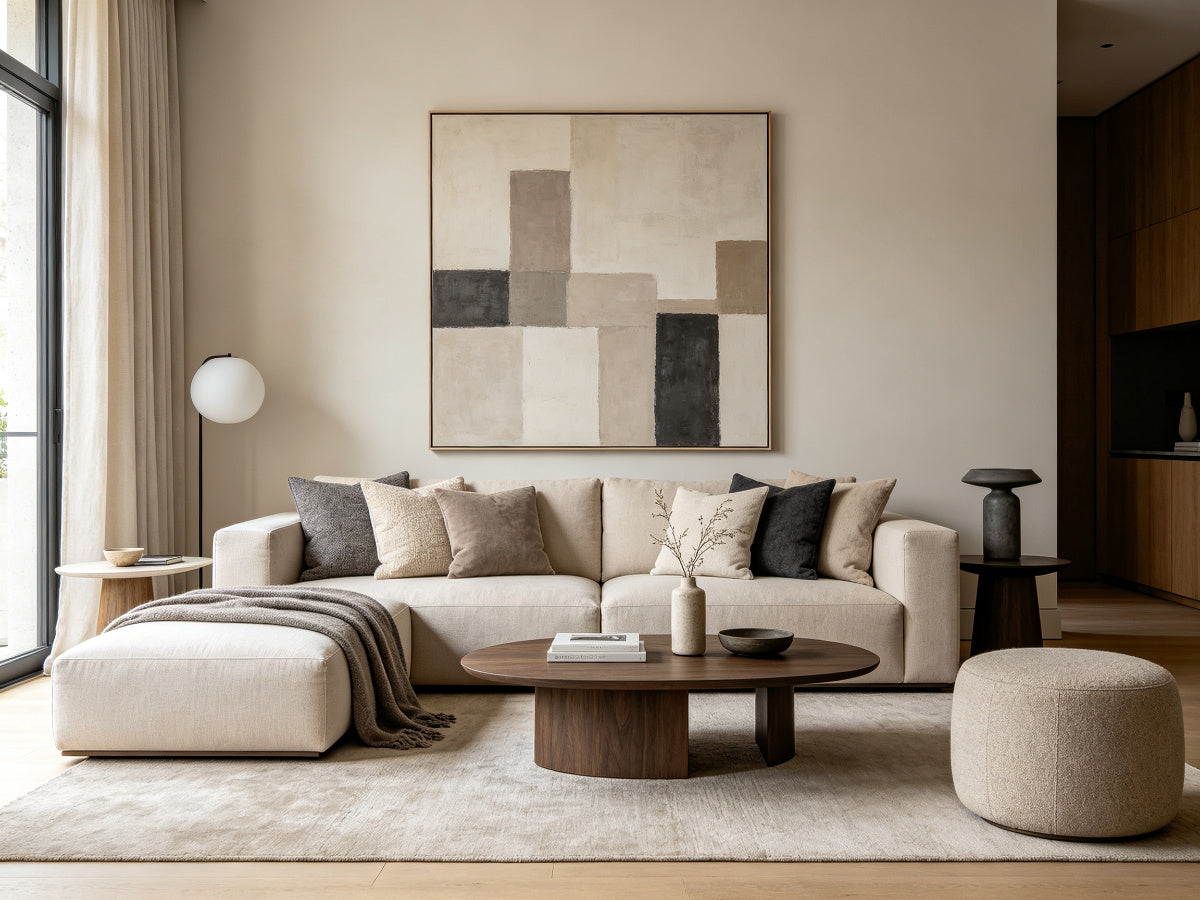 How to Decorate a Large Blank Wall Without Overwhelming the Space