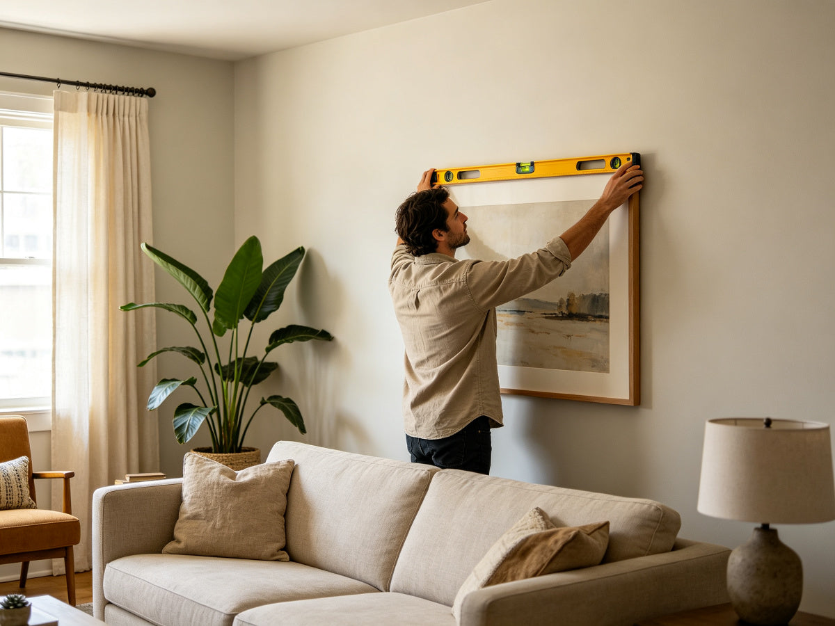How to Use Wall Art to Make a Small Room Feel Bigger