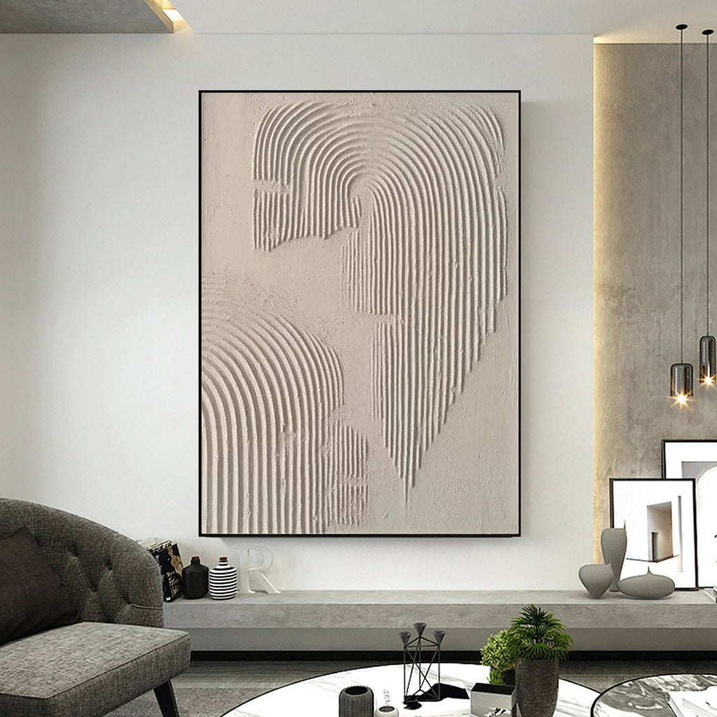 Wabi Sabi Beige&BrownAbstract -#SJ0319