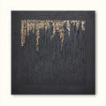 Black And Gold Minimalist Texture Abstract Art Abs-SJ#0259