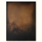 Black Minimalist Wall Art Black Brown Abstract Painting Wabi Sabi Wall Art Large Neutral Wall Decor-SJ#0253