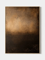 Abstract Tranquility Painting _ Bronze Abstract Wall Art – SJ#0098