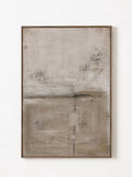 Beige Brown Original Abstract Painting, Neutral Textured Wall Art, Wabi Sabi Canvas Art for Home Decor - Main Product Image | Seegart