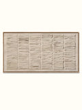 Large Beige 3D Textured Wall Art, Minimalist Painting,neutral Plaster Painting, Wabi-sabi Wall Art,handmade Painting, Modern Living Room Art -SJ#0334