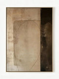 Wabi-Sabi Minimalist Abstract Painting – SJ#0073
