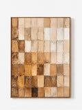 Earth Tone Textured Geometric Wall Art _ Abstract Painting – SJ#0112