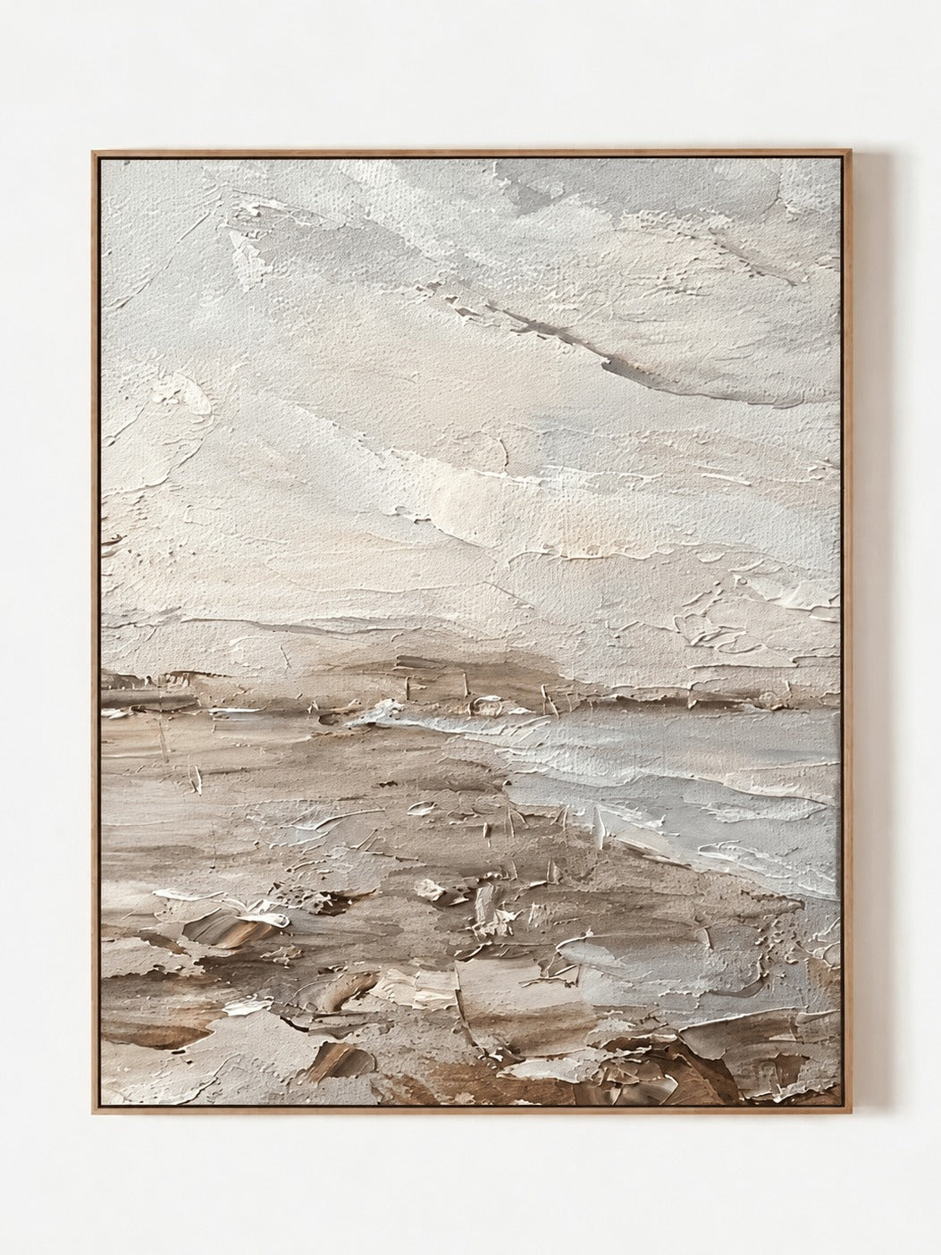 Wabi-Sabi Textured Wall Art _ Neutral Textured Coastal Wall Art –SJ#0118
