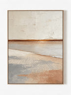 Wabi-Sabi Textured Wall Art _ Neutral Terracotta Coastal Wall Art –SJ#0119