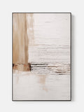 Neutral Textured Abstract Wall Art _ Wabi Sabi Painting – SJ#0101