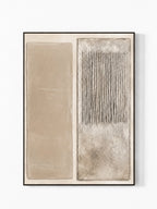 Neutral Textured Wabi-Sabi Wall Art _ Abstract Painting –SJ#0111
