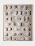 Minimalist 3D Textured Pebble Wall Art _ SJ#0067