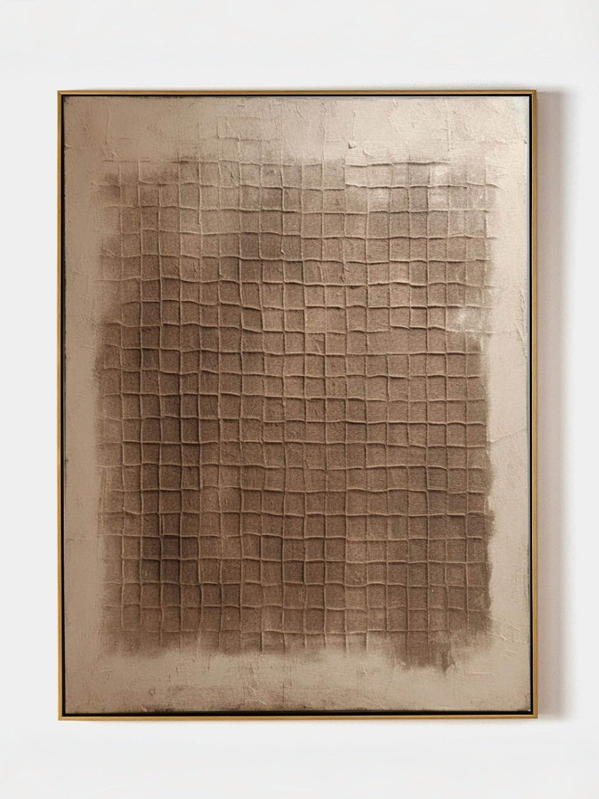 Beige & Bronze Wabi-Sabi Wall Art – SJ#0064