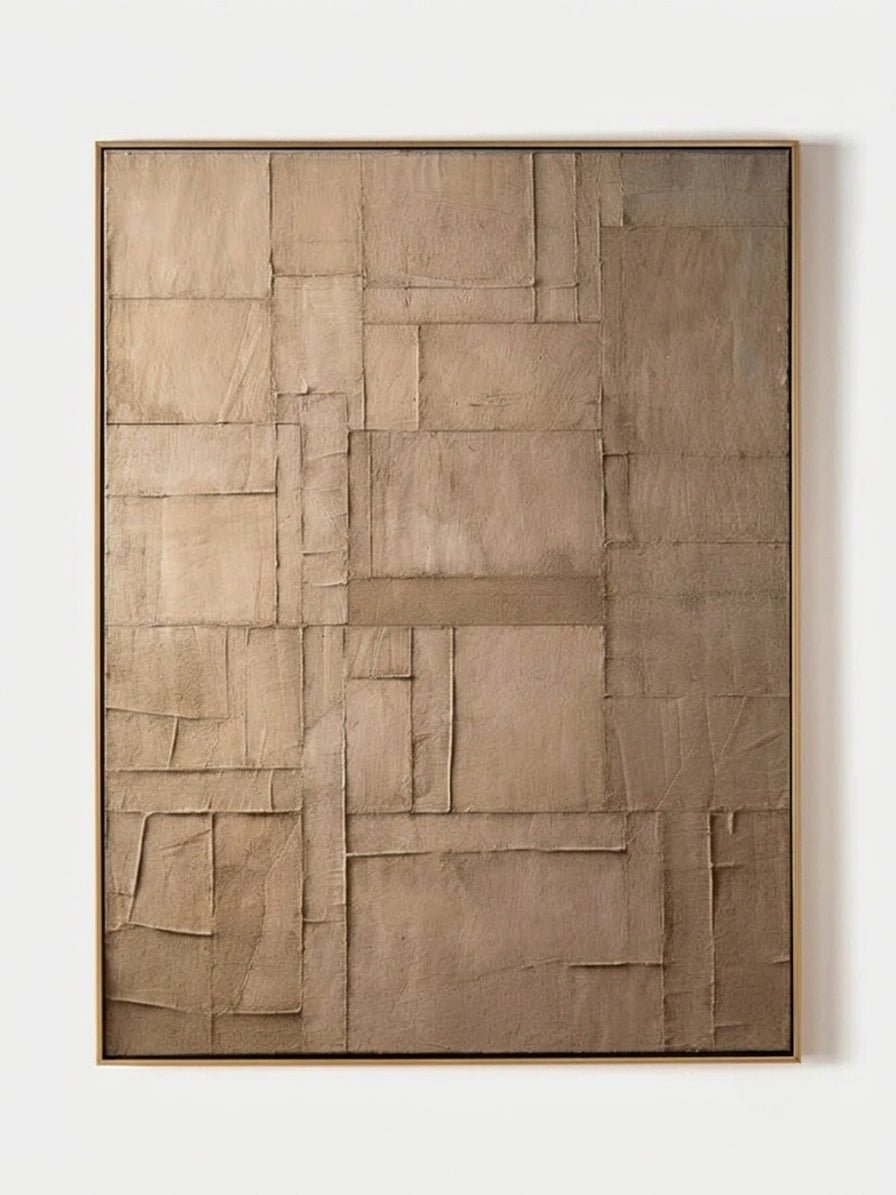 Wabi-Sabi Brown Texture Wall Art – SJ#0083