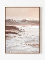 Wabi-Sabi Textured Wall Art _ Vertical Neutral Mountain Wall Art –SJ#0116