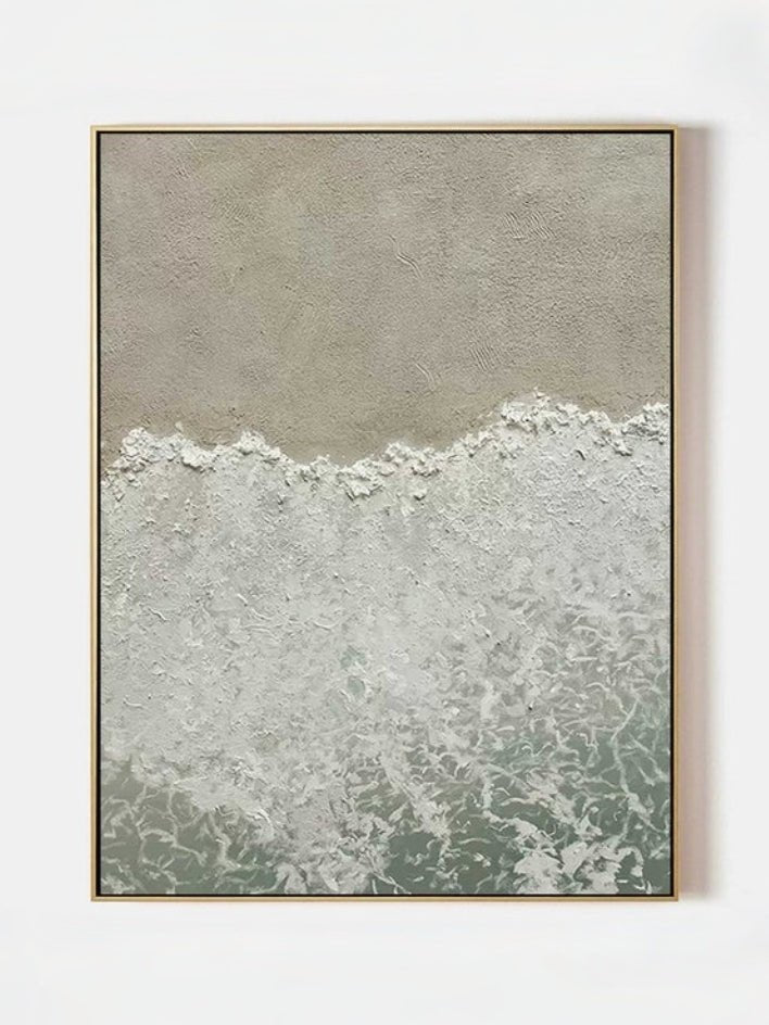Wabi-Sabi Abstract Beach Shore Wall Art –SJ#0078