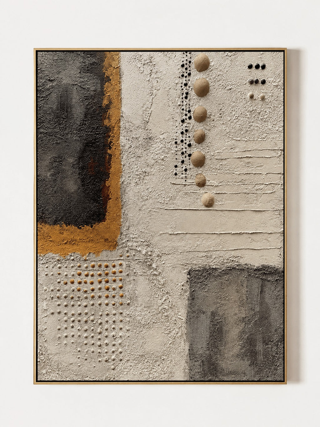 Wabi-Sabi Textured Wall Art – SJ#0057