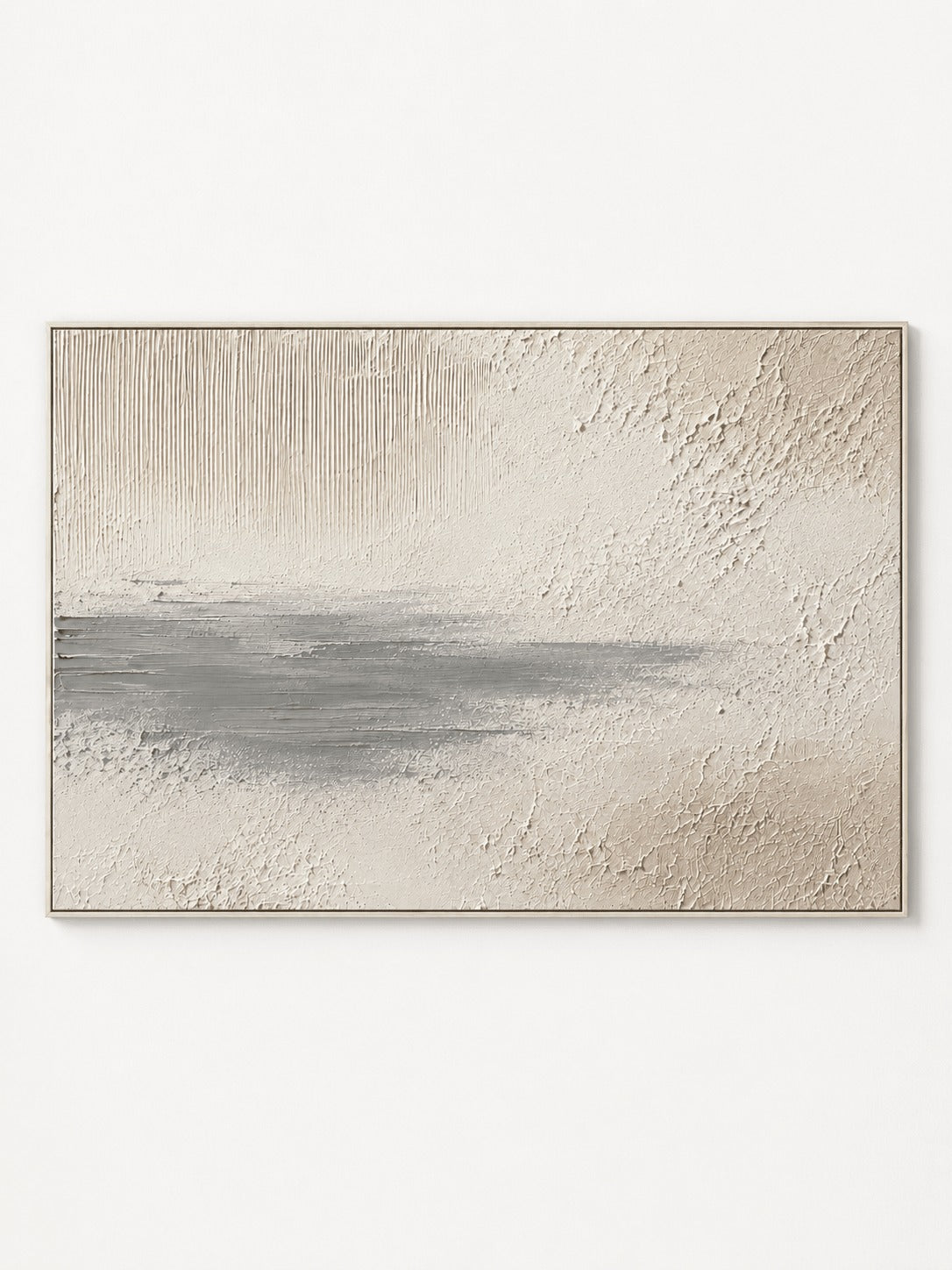 Large Horse Texture Painting Gold and Gray Horse Canvas Art Wabi-Sabi Wall Art Horse Oil Painting hand-painted wall art | Seegart