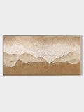 Neutral Coastal Wall Art _ Wabi Sabi Textured Painting – SJ#0130
