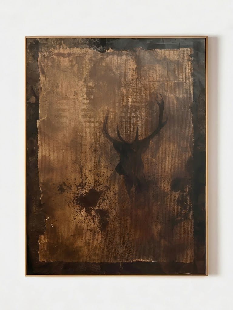 Rustic Wildlife Deer Wall Art – SJ#0081