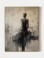 Wabi-Sabi Abstract Ballerina Wall Art – SJ#0055