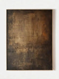 Bronze Abstract Wall Art _ Hand-Painted Texture SJ#0054