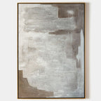 Large Gray Minimalist Abstract Can-SJ#0176