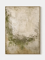 Moss Green Abstract Wall Art –SJ#0100