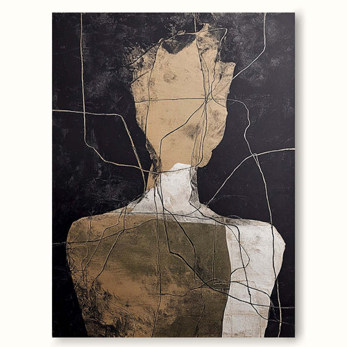 Abstract Hand-Painted Canvas Wall Art - Main Product Image | Seegart