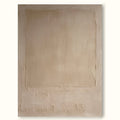 Pure Beige Minimalist Art Large Beige Texture Abstract Painting Beige Painting Beige Abstract Art-SJ#0257
