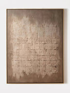 Wabi-Sabi Grid Abstract Wall Art – SJ#0065
