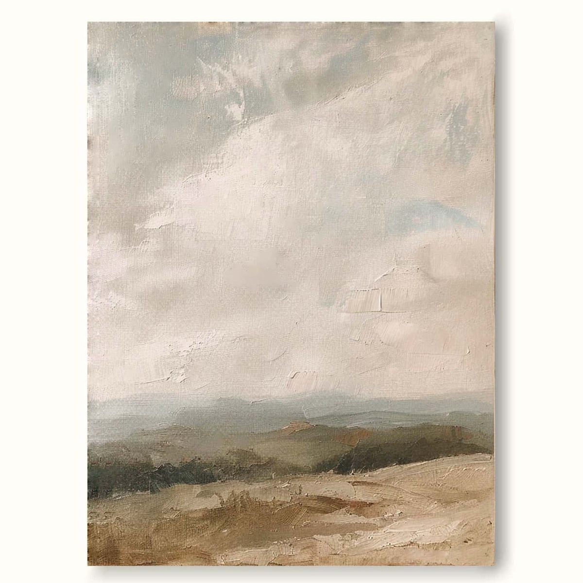 Vintage Countryside Painting Country Landscape Oil Painting Vintage Landscape Wall Art Painting-SJ#0209