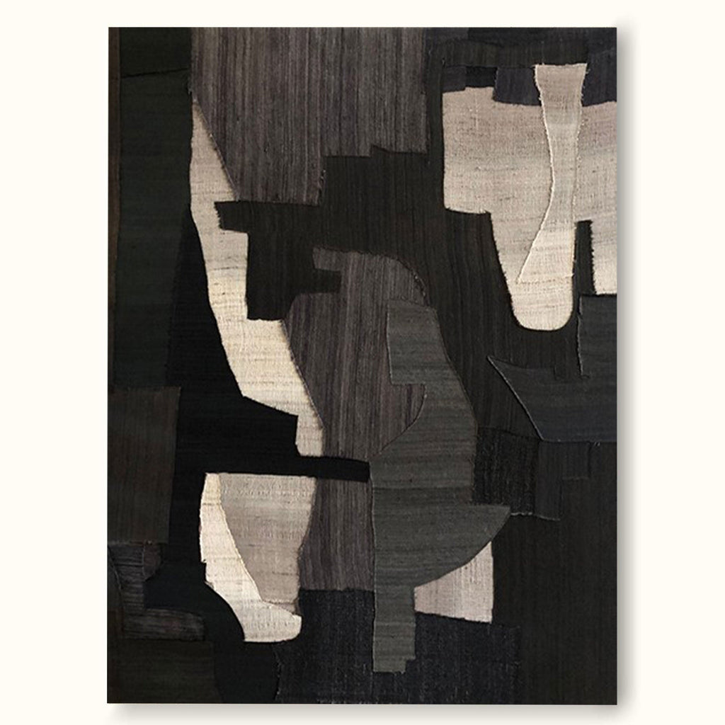 MINIMALIST GEOMETRIC ART- Shades of Silence-SJ#0321