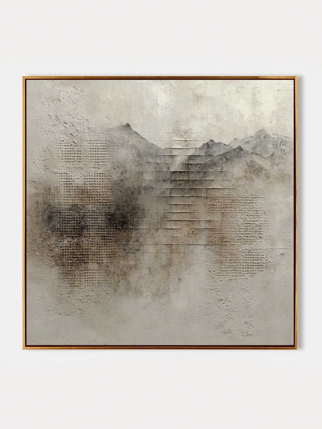 Wabi-Sabi Abstract Mountain Wall Art – SJ#0020