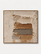 Wabi-Sabi Earth Tone Wall Art _ Neutral Textured Earth Tone Wall Art –SJ#0049