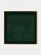 Green Textured Plaster Wall Art Square – SJ#0012