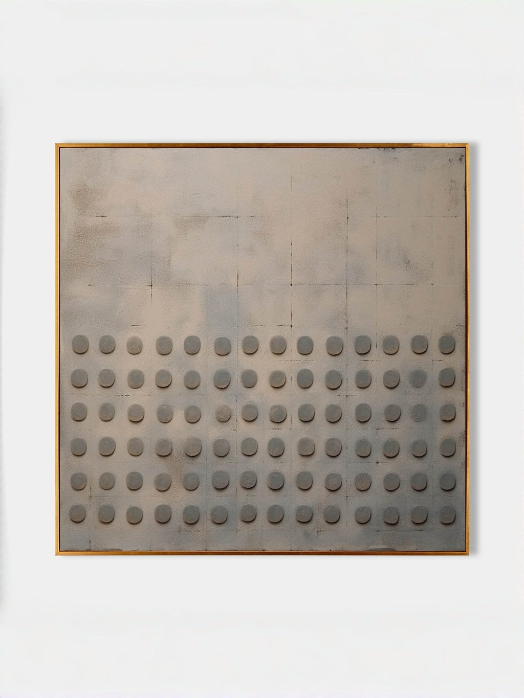 Beige & Grey Wabi-Sabi Wall Art Square – SJ#0010