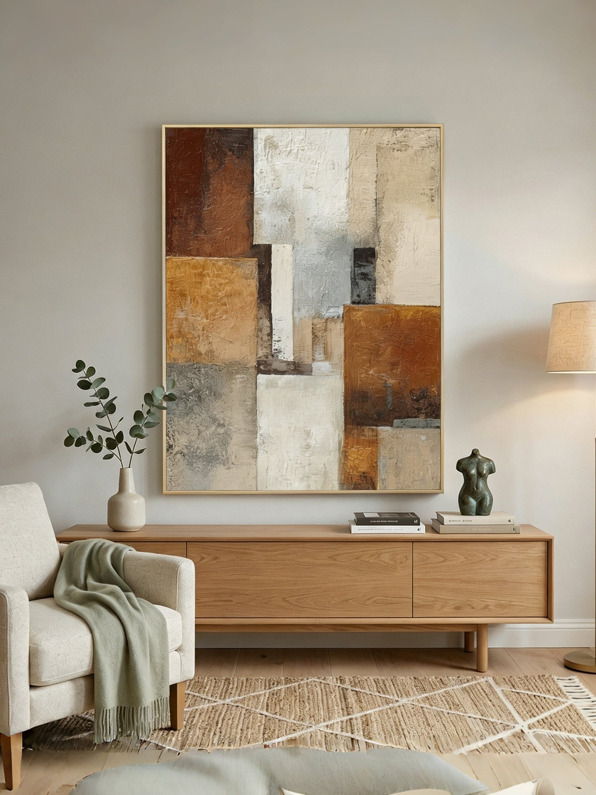 Modern Industrial Abstract Wall Art – SR#0184 _ SJ#0075