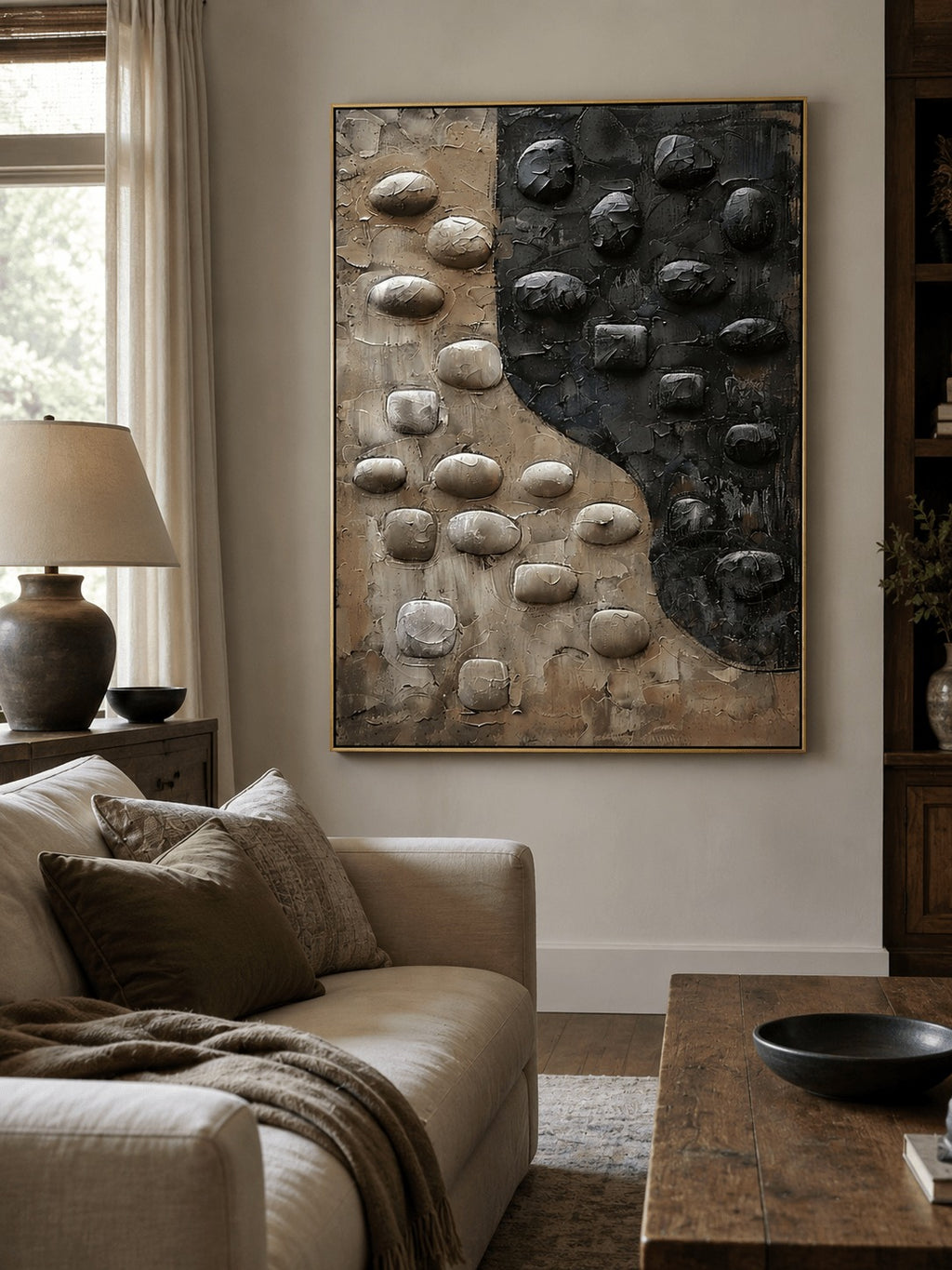 Modern 3D Textured Canvas Painting – SJ#0068