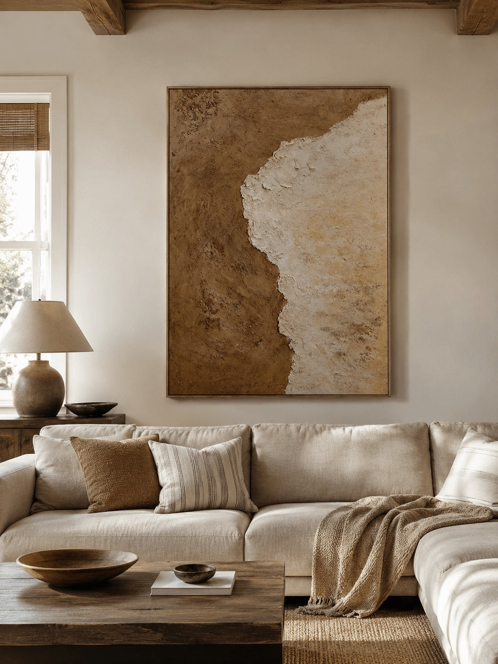 Wabi-Sabi Textured Wall Art – SJ#0059