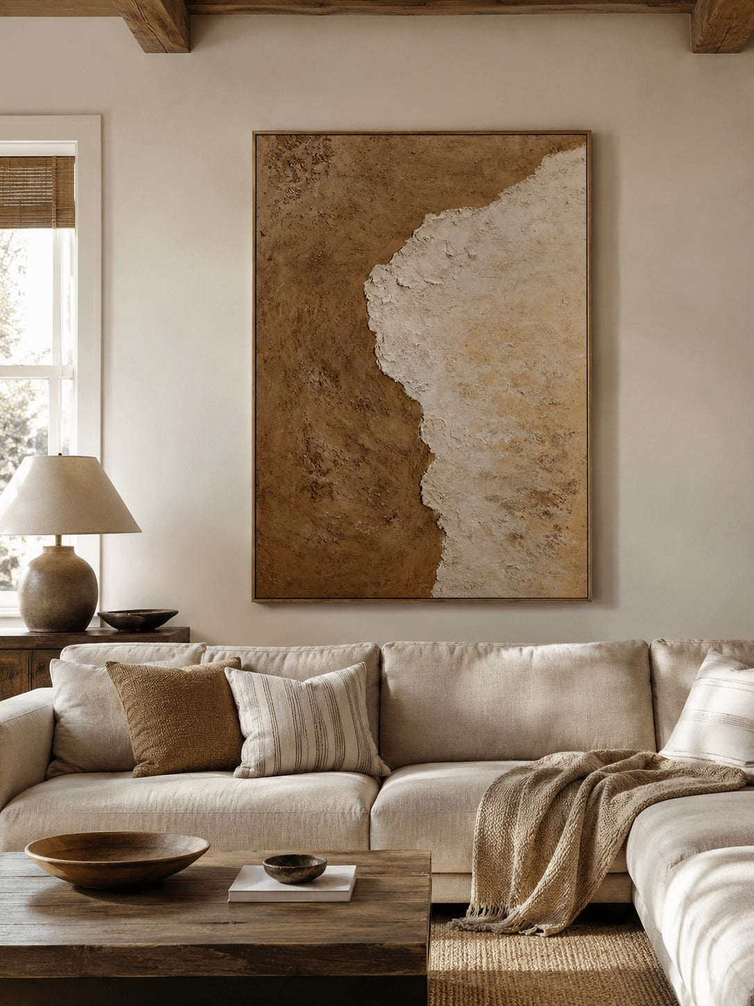 Wabi-Sabi Textured Wall Art – SJ#0059