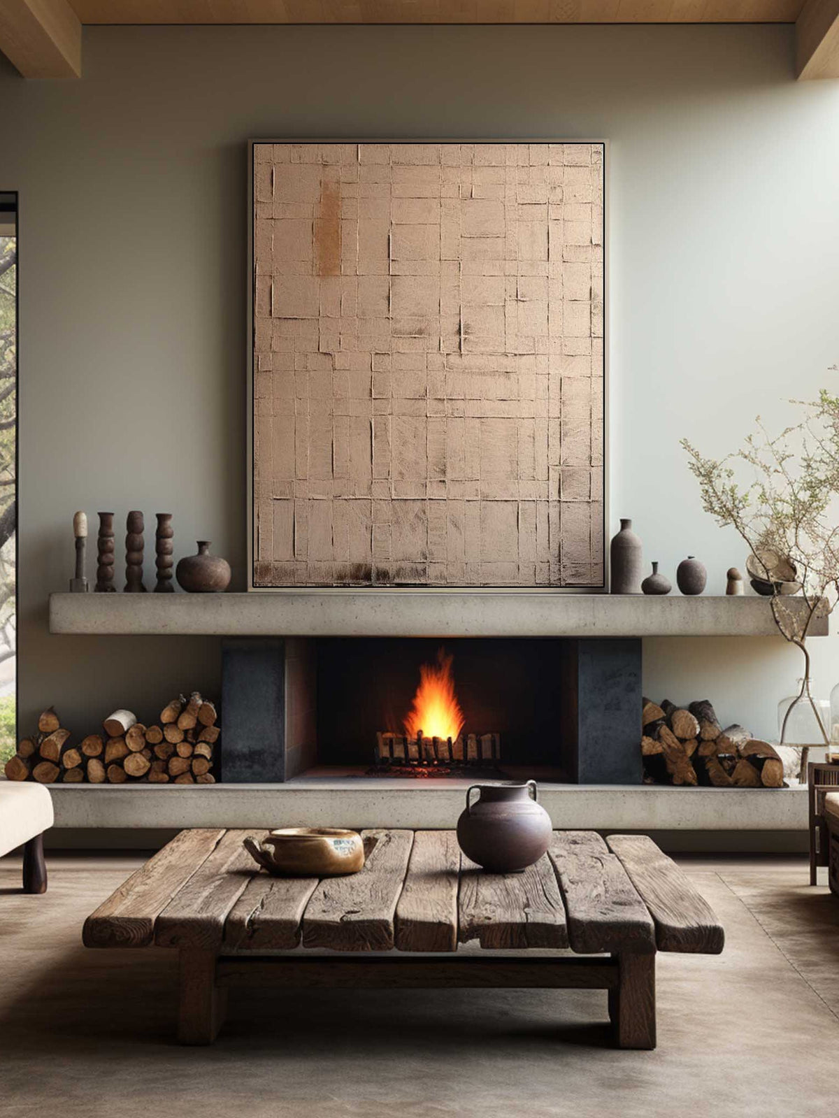 Wabi-Sabi Abstract Wall Art – SJ#0082