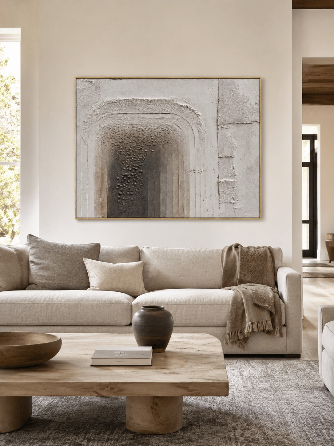 Modern Textured Abstract Wall Art – SJ#0127