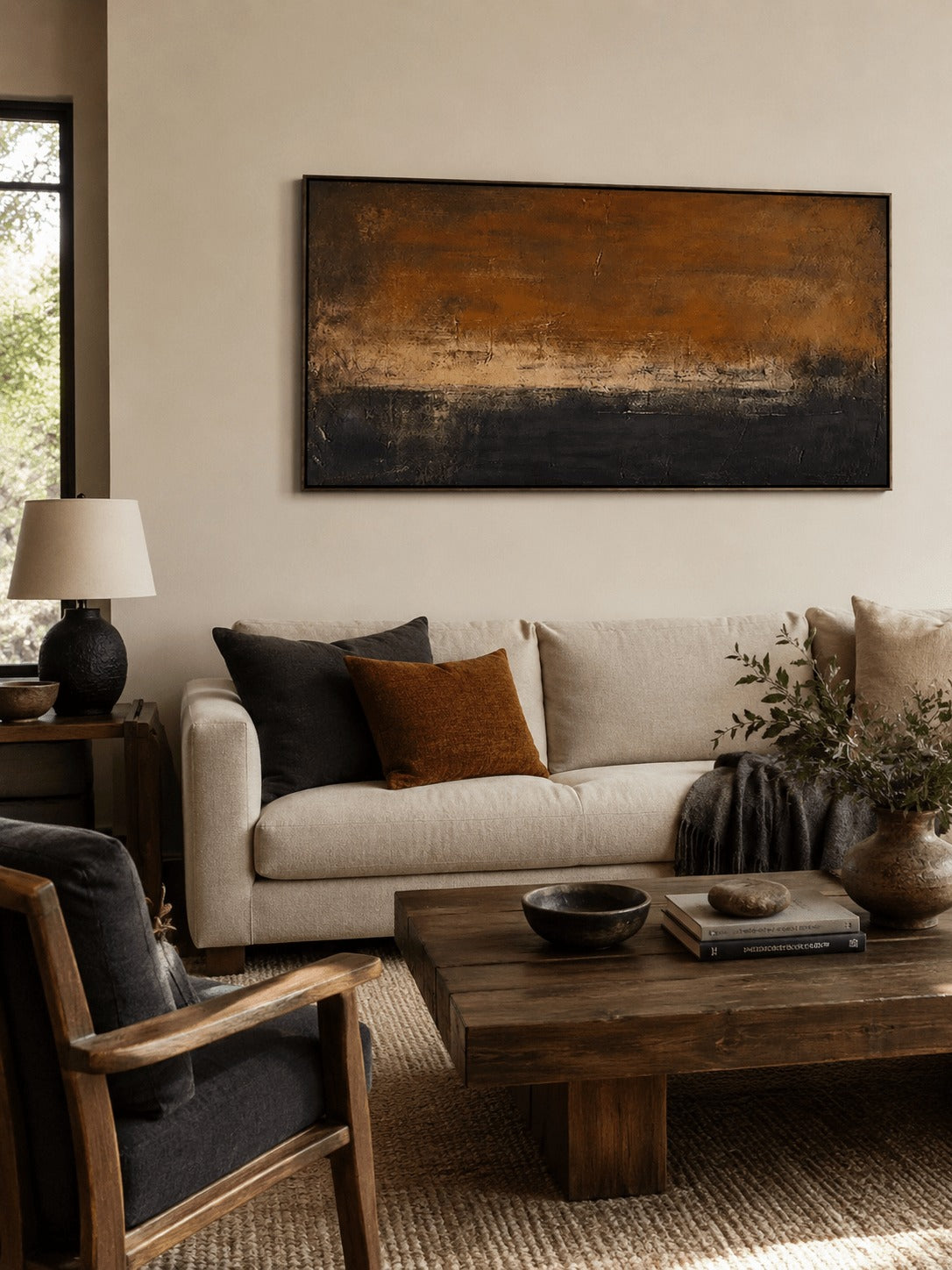 Wabi-Sabi Abstract Wall Art – SJ#0136