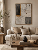 Wabi-Sabi Textured Wall Art – SJ#0057