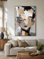 Abstract Impasto Portrait Wall Art – SJ#0332