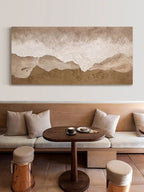 Neutral Coastal Wall Art _ Wabi Sabi Textured Painting – SJ#0130