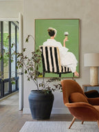 Modern Feminine Figurative Wall Art-SJ#0343