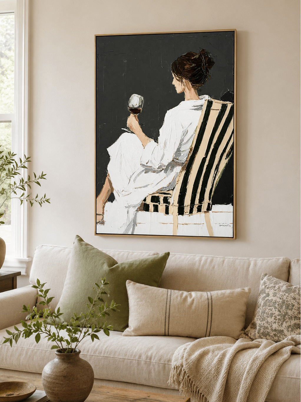 Modern Impasto Figurative Wall Art – SJ#0344