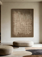 Wabi-Sabi Grid Abstract Wall Art – SJ#0065