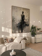 Wabi-Sabi Abstract Ballerina Wall Art – SJ#0055